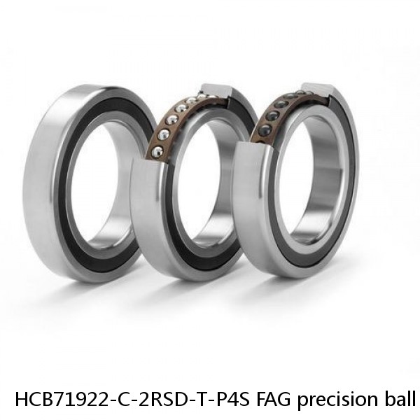 HCB71922-C-2RSD-T-P4S FAG precision ball bearings